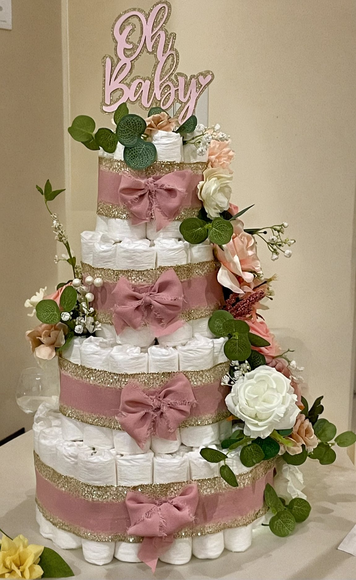 Butterfly Diaper Cake